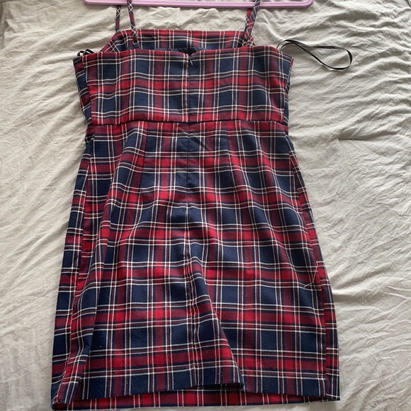 Y2k plaid Mini Dress - Picture 4 of 5
